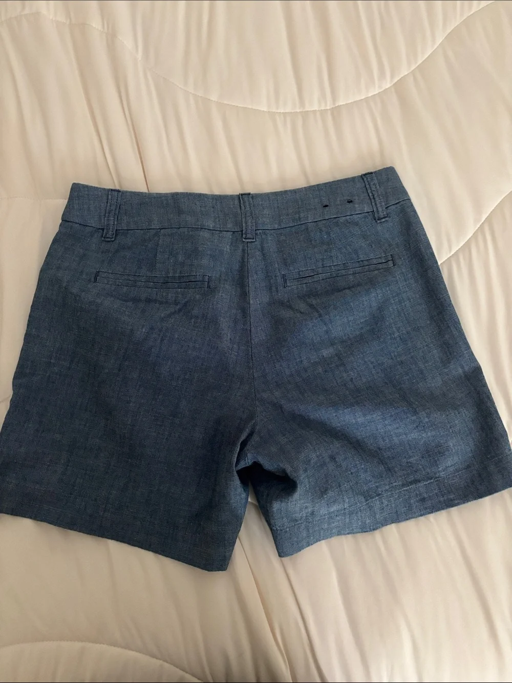 J. Crew Chambray Blue Tailored Shorts